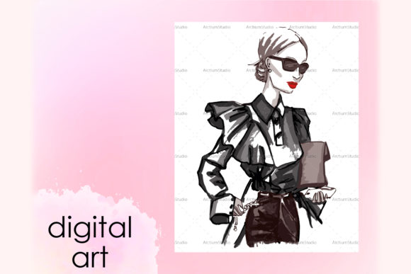 Business Woman Art and Fashion Office Art: A Modern Decor Choice