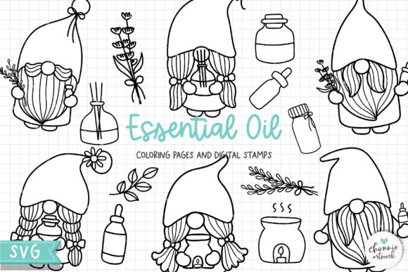 Essential Oil Gnome Coloring Pages: A Creative Resource for Educators and Craft Enthusiasts