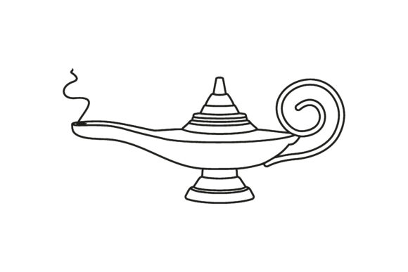 Lamp Aladdin Design Elements