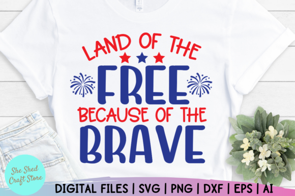 Land of the Free Fourth of July Svg: A Versatile Design for Creative Projects