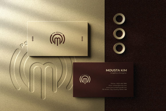 Luxury Business Card Mockup 3