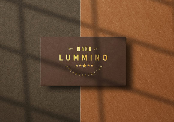 Modern Logo Mockup on Business Card