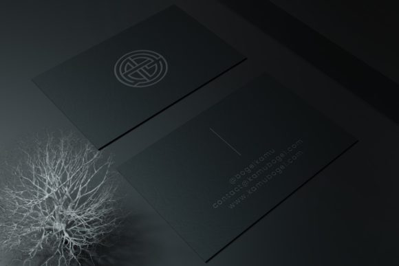 The Card Dark Green Logo Mockup Psd: Elevating Your Brand with Professional Design Tools