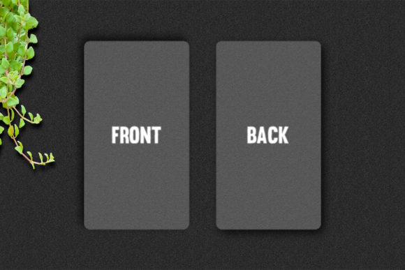 Vertical Business Card Mockup Template: A Versatile Tool for Modern Designers