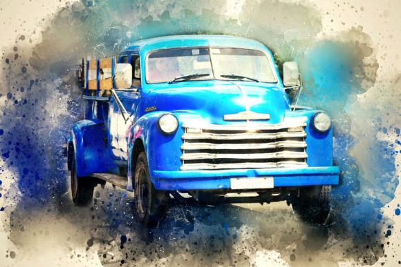 Vintage Trucks Graphic 01